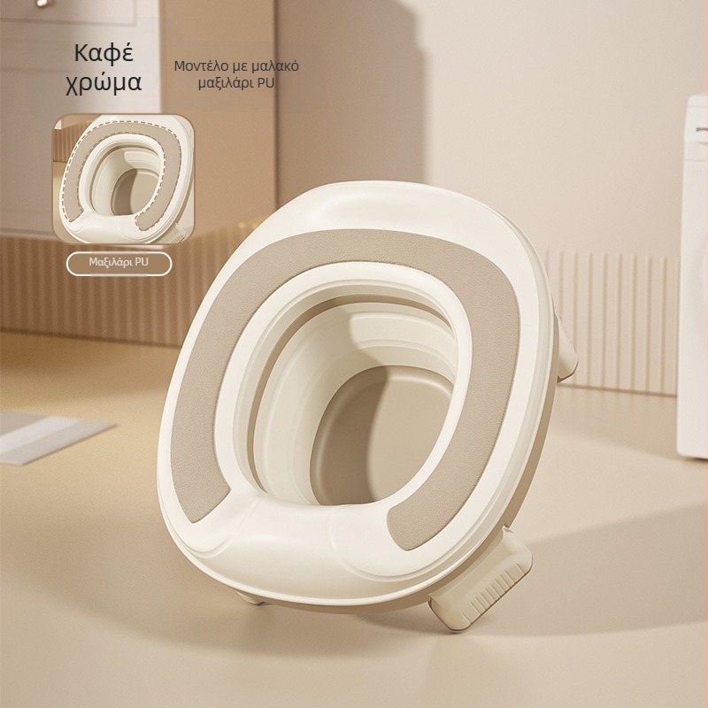 Φορητό κάθισμα τουαλέτας εξωτερικού χώρου για μωρά, φορητή τουαλέτα έκτακτης ανάγκης για αυτοκίνητο, φορητή παιδική πτυσσόμενη τουαλέτα