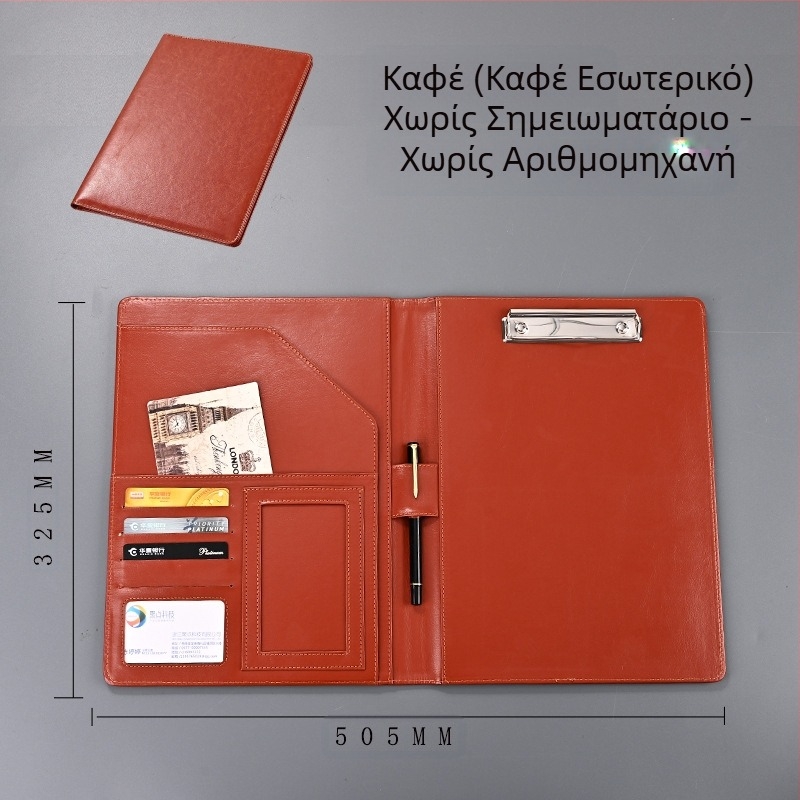 Πολυλειτουργικό γραφείο γραφείου A4 φάκελος δεδομένων πίνακας δεδομένων κλιπ δερμάτινο συμβόλαιο πώλησης αυτό το σημείο κλιπ ενιαίου διευθυντή ομιλίας