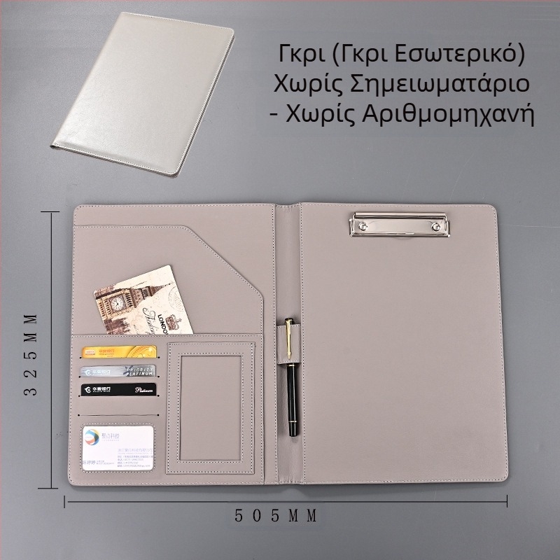 Πολυλειτουργικό γραφείο γραφείου A4 φάκελος δεδομένων πίνακας δεδομένων κλιπ δερμάτινο συμβόλαιο πώλησης αυτό το σημείο κλιπ ενιαίου διευθυντή ομιλίας