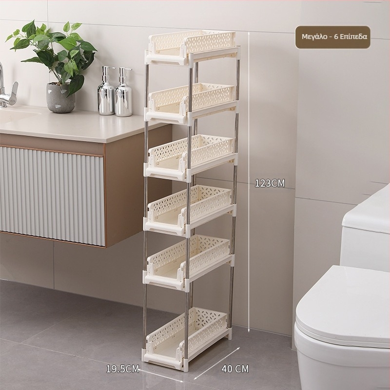 Ράφι αποθήκευσης με τρόλεϊ, αφαιρούμενη, επιδαπέδια ράφι αποθήκευσης σάντουιτς για κουζίνα, υπνοδωμάτιο, σαλόνι, πολυστρωματική ράφι αποθήκευσης σνακ