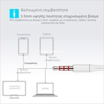 Γνήσιο καλώδιο ακουστικών Platinum κατάλληλο για ακουστικά κινητού τηλεφώνου Oppo Huawei Vivo χαριτωμένα κορεατικά κορίτσια καραόκε με μικρόφωνο