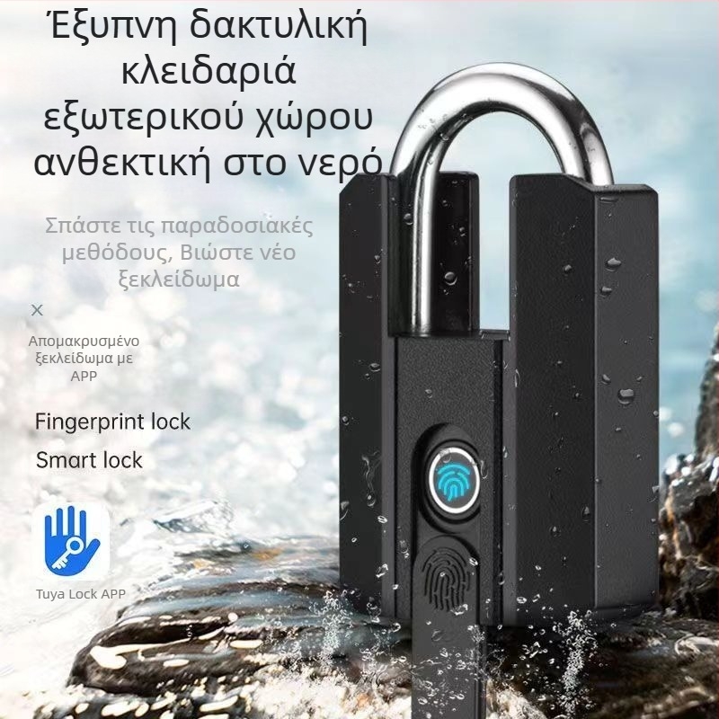 Εξωτερική αποθήκευση με λουκέτο δακτυλικών αποτυπωμάτων Κατασκευαστής Άμεσες πωλήσεις Κλειδαριά δακτυλικών αποτυπωμάτων Bluetooth Λουκέτο δακτυλικών αποτυπωμάτων