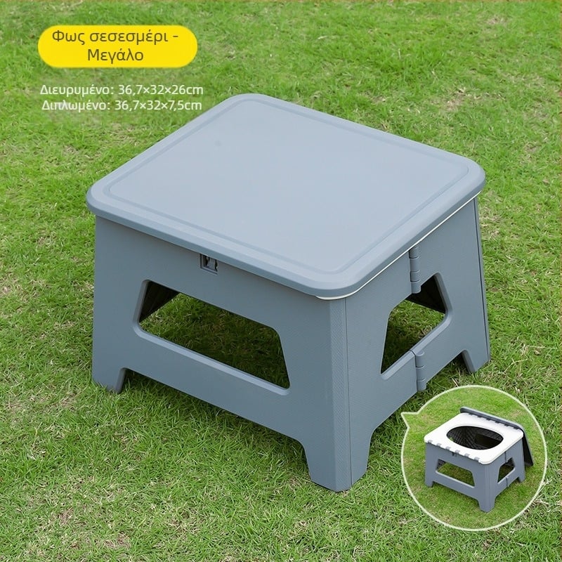 Διασυνοριακή Νέα Πτυσσόμενη Τουαλέτα Αυτοκινήτου Έκτακτης Ανάγκης Κάμπινγκ Τουαλέτα Σκαμπό Ενηλίκων Φορητή Αποσμητική Εξωτερική Κινητή Τουαλέτα