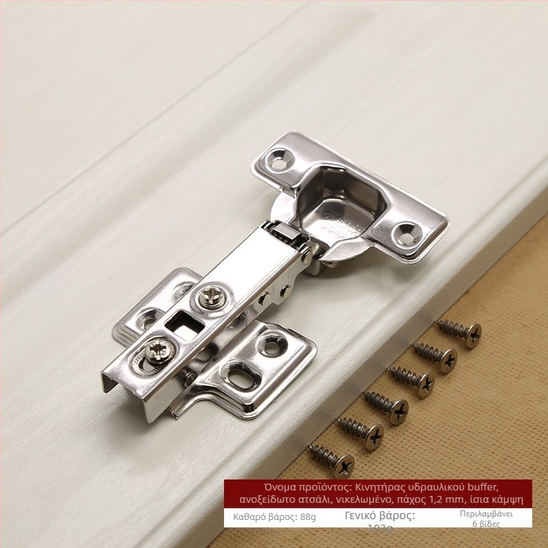 Υδραυλική μεντεσέ από ανοξείδωτο χάλυβα με κρυφή πόρτα ντουλαπιού 180 μοιρών, πτυσσόμενη μεντεσέ αεροσκάφους, φωτιστικό LED από εργοστάσιο άμεσης πώλησης