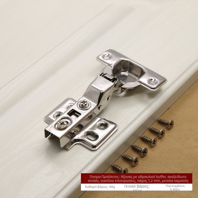 Υδραυλική μεντεσέ από ανοξείδωτο χάλυβα με κρυφή πόρτα ντουλαπιού 180 μοιρών, πτυσσόμενη μεντεσέ αεροσκάφους, φωτιστικό LED από εργοστάσιο άμεσης πώλησης