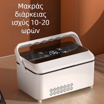 Φορητό ψυγείο ινσουλίνης Kubao μίνι αυτοκίνητο σπίτι διπλής χρήσης ψύξη 0-8 βαθμών US8 επαναφορτιζόμενο μικρό ψυγείο