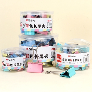 Chenguang χαρτικά χρώματος μακριά ουρά κλιπ μεγάλο δοκιμαστικό κλιπ χαρτιού 25 χιλιοστά μικρό μεταλλικό κλιπ ουράς κοτόπουλου αρχείο μικρό κλιπ