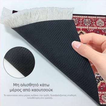 Διασυνοριακό, υψηλής πώλησης, υφαντό mouse pad με φούντες, μικρό Dropshipping, μποέμικο, έθνικ στυλ, αντιολισθητικό, μονωμένο σουβέρ