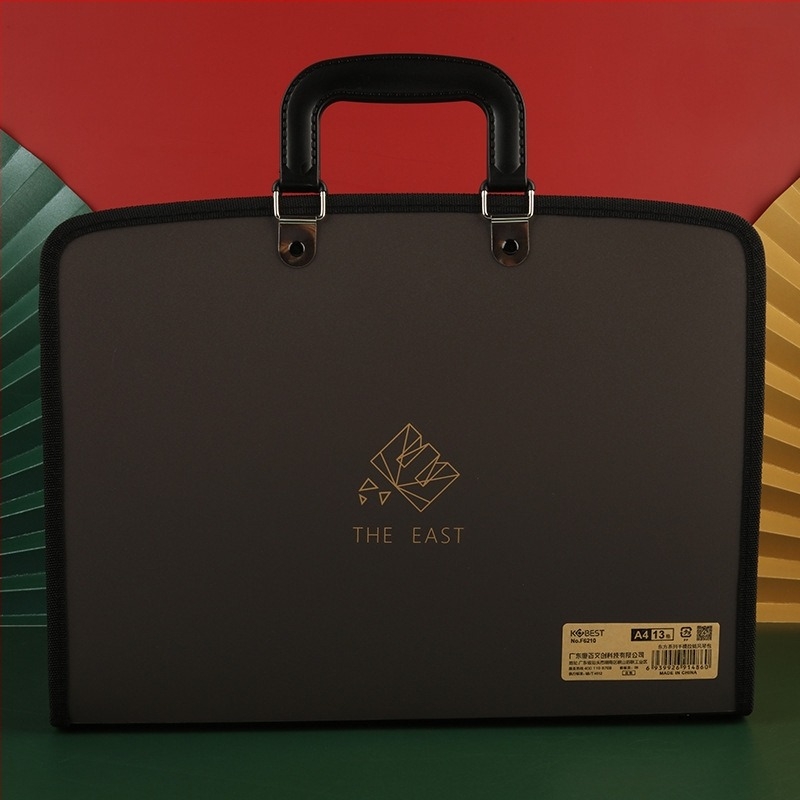 Χαριτωμένο κλιπ χαρτιού για φοιτητές, τσάντα ακορντεόν με φερμουάρ 13 πλέγματα, φακέλος, μεγάλης χωρητικότητας, τσάντα ταξινόμησης και οργάνωσης καλλυντικών