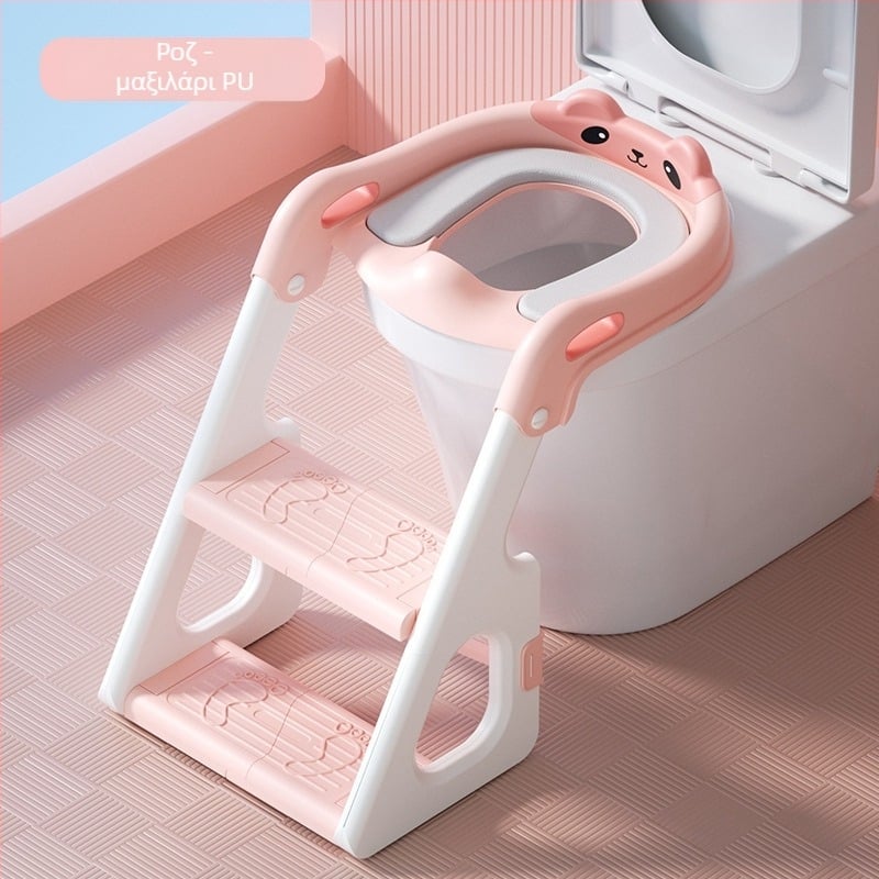 Βοηθητικό σκαμπό παιδικής τουαλέτας Σκάλα τουαλέτας Υποπόδιο προσχολικής ηλικίας Βρεφική τουαλέτα βρόχος Φορητή σκάλα τουαλέτας