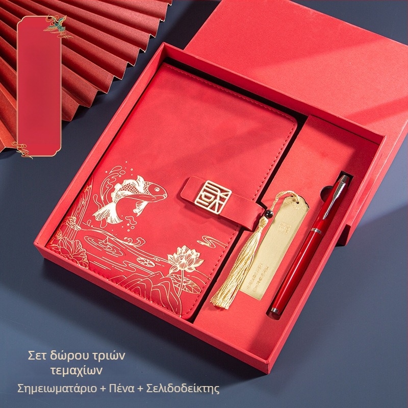 Κοστούμι γραφείου για επιχειρήσεις, δώρο δημιουργικό, εθνική μόδα, σημειωματάριο A5 για επιχειρήσεις, κουτί δώρου, κοστούμι, δώρο ετήσιας συνάντησης