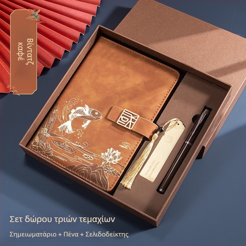 Κοστούμι γραφείου για επιχειρήσεις, δώρο δημιουργικό, εθνική μόδα, σημειωματάριο A5 για επιχειρήσεις, κουτί δώρου, κοστούμι, δώρο ετήσιας συνάντησης