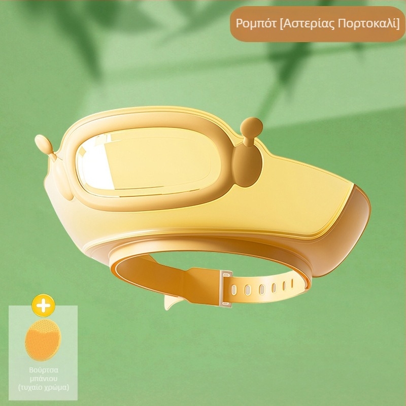 Παιδικό σαμπουάν artifact, παιδικό καπάκι συγκράτησης νερού, παιδικό καπάκι ντους μπάνιου, αδιάβροχο προστατευτικό αυτιών για πλύσιμο μαλλιών, καπάκι νερού