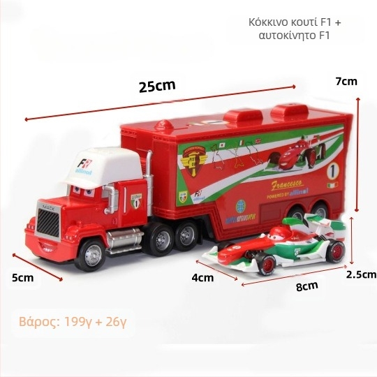 Car Story Uncle Mai Φορτηγό Container Racer Ολόσωμη φόρμα αυτοκινήτου από κράμα αλουμινίου για παιδιά