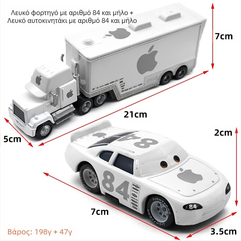 Car Story Uncle Mai Φορτηγό Container Racer Ολόσωμη φόρμα αυτοκινήτου από κράμα αλουμινίου για παιδιά