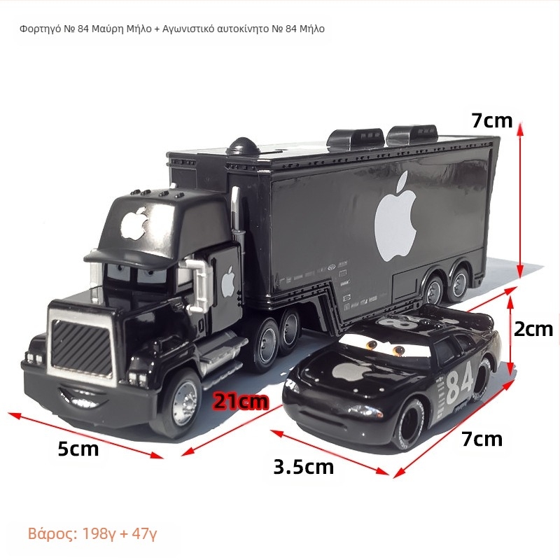 Car Story Uncle Mai Φορτηγό Container Racer Ολόσωμη φόρμα αυτοκινήτου από κράμα αλουμινίου για παιδιά