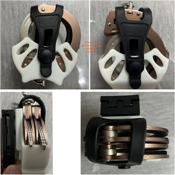 2021 Νέα τσάντα κρεμαστή μέσης με χειροπέδες γρήγορης έλξης, τσάντα K, συμβατή με κάννη, χτύπημα σε ξύλο, χτυπώντας σανίδα και ASP ροζ χρυσό