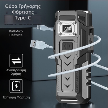 Ισχυρός φακός εξωτερικού χώρου LED πολλαπλών λειτουργιών μαγνητικός επιθεωρητής επισκευής αυτοκινήτων cob κόκκινο φως φόρτισης θησαυρού φως εργασίας έκτακτης ανάγκης