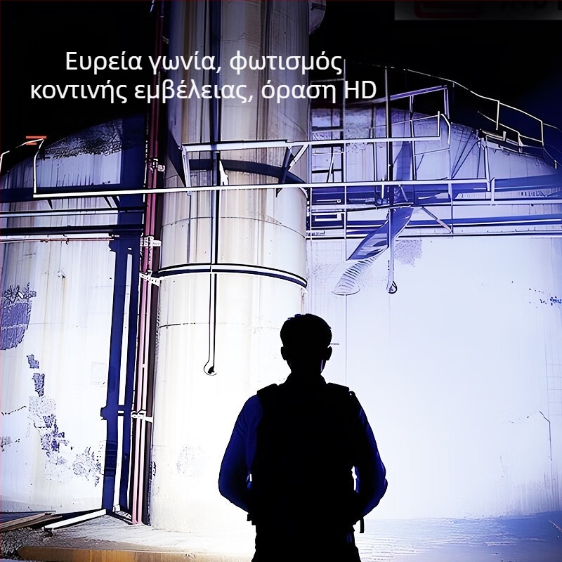 Wallson W91s Προβολέας με ζουμ, επαγωγή, τοποθετημένο στο κεφάλι, ισχυρός φόρτος φωτός, τηλεχειριστήριο, αδιάβροχο, εργασία, ψάρεμα