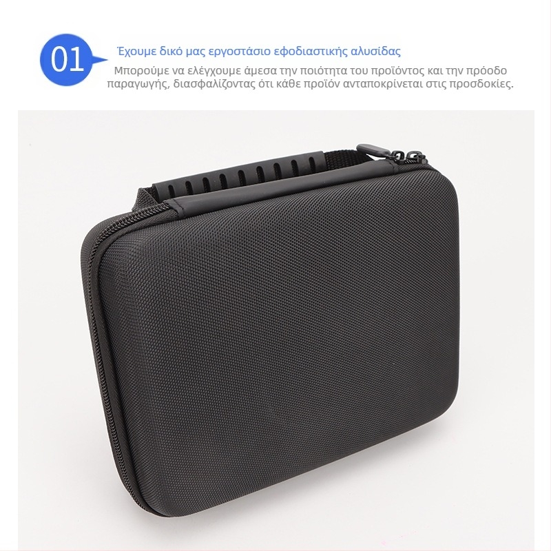 Φορητή τσάντα αποθήκευσης ρολογιών Eva Travel με 6 υποδοχές καρτών, αντικραδασμική, αντιπτωτική, αντιπυρετική, φορητή τσάντα δώρου