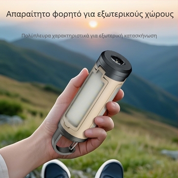 Εξωτερικό φως κάμπινγκ, επαναφορτιζόμενο USB, πτυσσόμενο φως σκηνής, φακός έκτακτης ανάγκης, φορητό φως κάμπινγκ, φωτισμός περιβάλλοντος