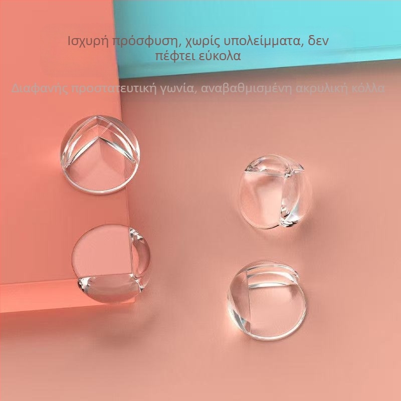 Αντικρουόμενη παιδική γυάλινη γωνιακή προστασία Αντικρουόμενη σιλικόνης Γωνία τραπεζιού Διαφανής αντικρουόμενη εσωτερική γωνία παραθύρου Αντικρουόμενη γωνία