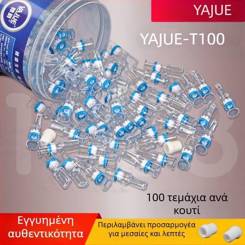 Φίλτρο θήκης τσιγάρου μιας χρήσης Yajue, παχύ και λεπτό φίλτρο αποτσίγαρου διπλής χρήσης T-100 για άνδρες και γυναίκες
