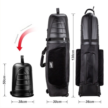 Τσάντα γκολφ Playeagle New Golf Aviation Bag με σκληρό κέλυφος, θήκη για τσάντα γκολφ με τροχαλίες