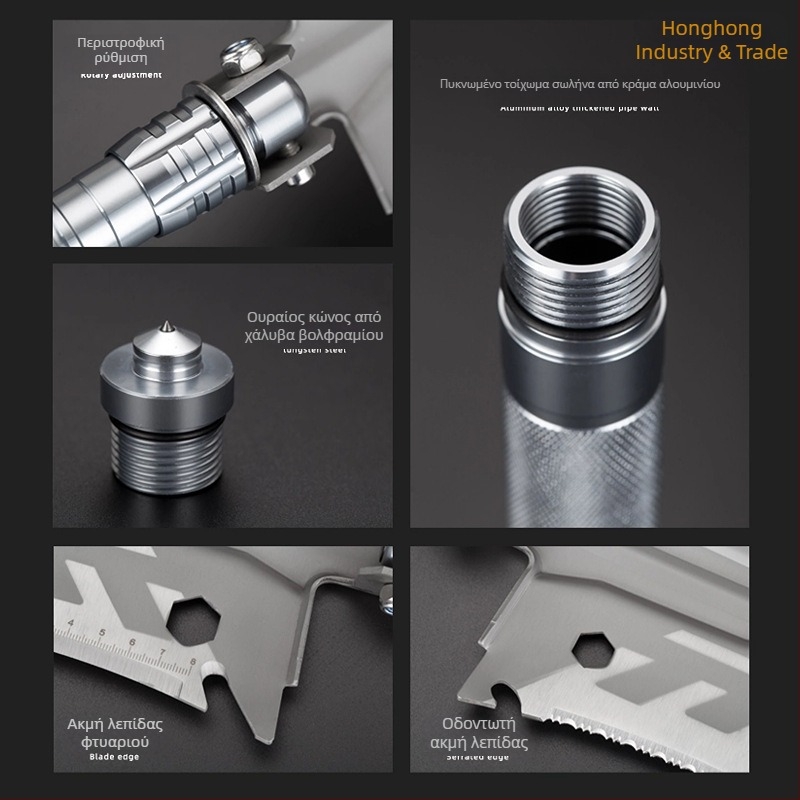 Πολυλειτουργικό ανοιχτήρι κάμπινγκ, φτυάρι αυτοκινήτου για υπαίθρια κάμπινγκ, φτυάρι αυτοκινήτου για ψάρεμα, φτυάρι εργαλείου οπλισμού από χάλυβα μαγγανίου