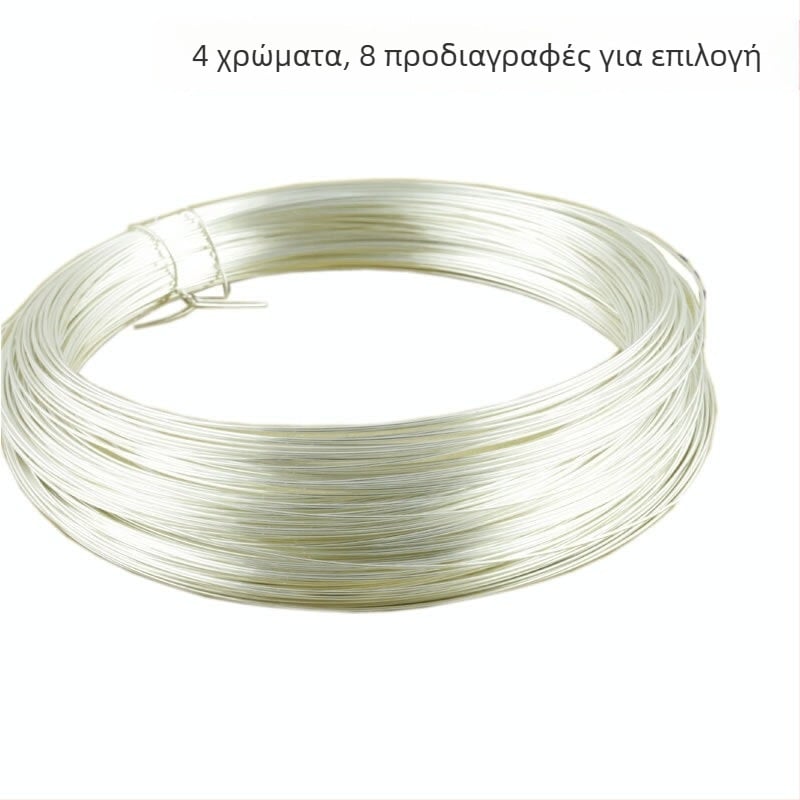 Yb Μέταλλο Ασήμι 925 Σκληρά Κοσμήματα DIY Ασημένιο Σύρμα Ασημένιο Σύρμα 0,3-1mm Επιχρυσωμένο Ασήμι Αξεσουάρ Χρυσό και Ασημένιο Σύρμα