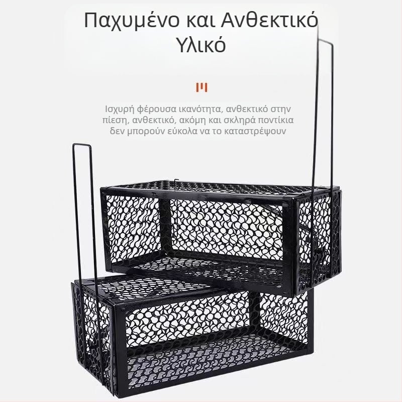 Εσωτερική παγίδα αρουραίων του κατασκευαστή, ευαίσθητο μεταλλικό σιδερένιο κλουβί παγίδας ποντικιών για οικιακή χρήση, εξαιρετικά αποτελεσματικό στην εξόντωση αρουραίων