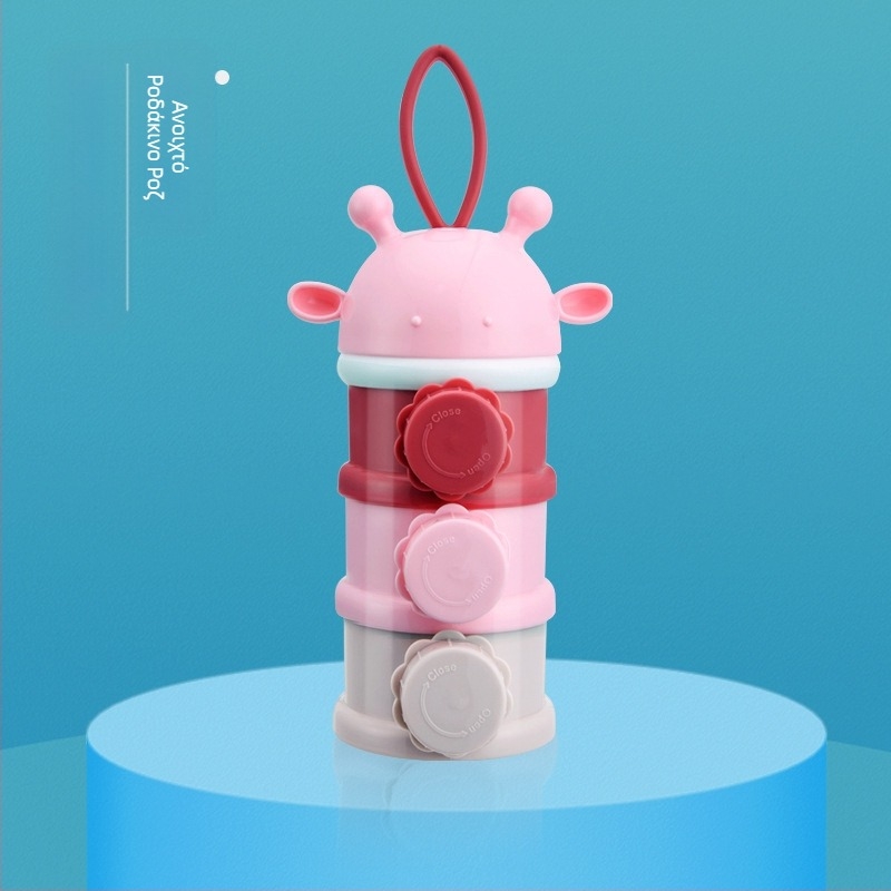 Εργοστασιακό άμεσο κουτί γάλακτος σε σκόνη για μωρά, ανεξάρτητο σε στρώσεις κουτί σνακ κουτιού γάλακτος σε σκόνη τριών στρώσεων, φορητό κουτί σνακ τριών στρώσεων