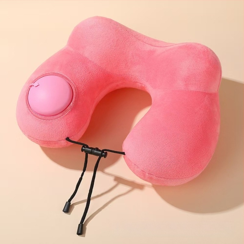 Φουσκωτό μαξιλάρι τύπου Hump, μαξιλάρι αυχένα για το σπίτι, πτυσσόμενο φορητό μαξιλάρι αυτοκινήτου αεροπλάνου