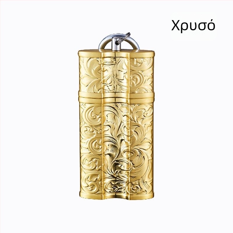 Φορητό Σταχτοδοχείο Διασυνοριακής Δημιουργικότητας με Μεταλλική Αγκράφα, Φορητό Σταχτοδοχείο Εξωτερικού Χώρου για Αυτοκίνητο, Αποθήκευση, Σταχτοδοχείο Πούρων Εξωτερικού Χώρου