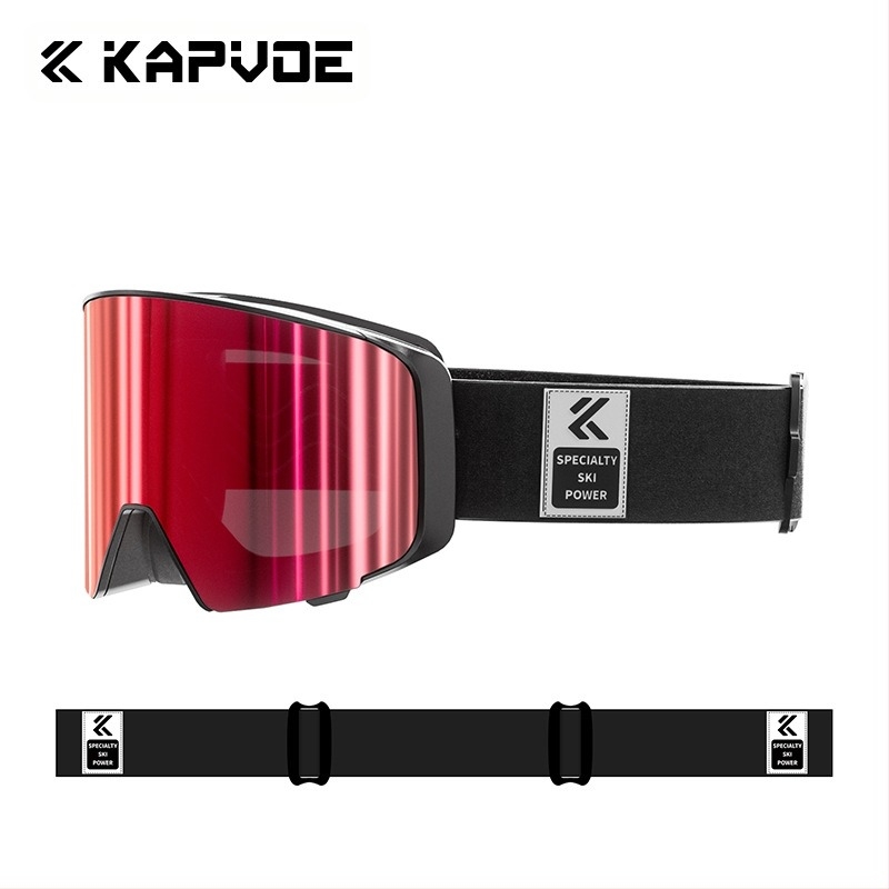Γυαλιά σκι Kapvoe Flip-Up, αντιθαμβωτικά, επαγγελματικά γυαλιά ορειβασίας, αντιανεμικά, γυαλιά χιονιού μονής και διπλής σανίδας