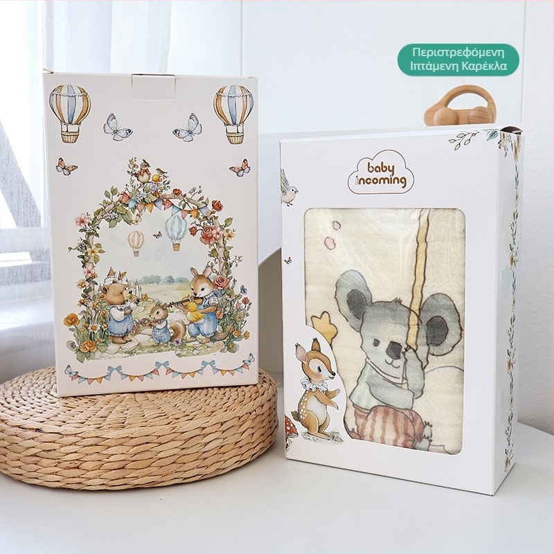 Πετσέτα μπάνιου για νεογέννητα γάζας έξι στρώσεων από μπαμπού βαμβάκι κουβέρτα μωρού Four Seasons Universal μεγάλου μεγέθους απορροφητική πετσέτα μπάνιου μωρού