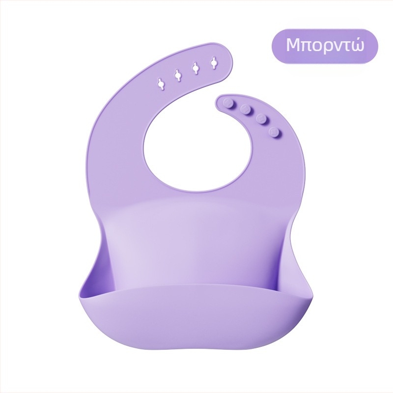 Διασυνοριακή δημοφιλής σαλιάρα σιλικόνης για τάισμα μωρού, αδιάβροχη σαλιάρα 3D Drool, παιδική σαλιάρα σιλικόνης χωρίς πλύσιμο