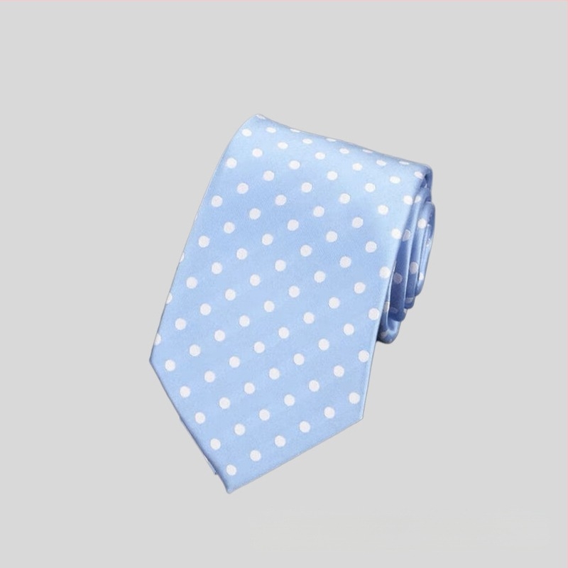 Εργοστάσιο σε απόθεμα χονδρικής επίσημη ένδυση επαγγελματική μόδα casual 8CM πουά μονόχρωμο γάμου επαγγελματική γραβάτα-βιδούλα