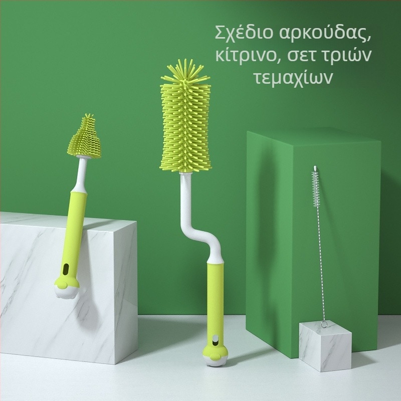Βούρτσα μπιμπερό σιλικόνης, βούρτσα πιπίλας μωρού, βούρτσα με άχυρο, περιστρεφόμενη βούρτσα πλύσης μπιμπερό, βούρτσα καθαρισμού ξεβγάλματος, σετ βουρτσών καθαρισμού