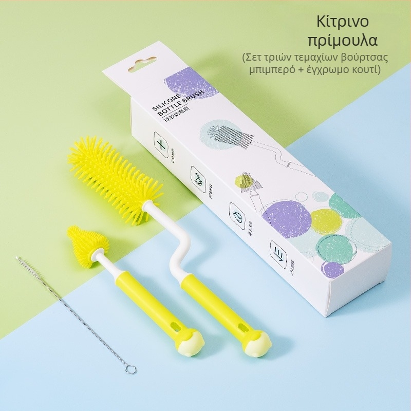 Βούρτσα μπιμπερό σιλικόνης, βούρτσα πιπίλας μωρού, βούρτσα με άχυρο, περιστρεφόμενη βούρτσα πλύσης μπιμπερό, βούρτσα καθαρισμού ξεβγάλματος, σετ βουρτσών καθαρισμού