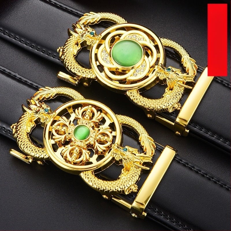 Ζώνη τρεξίματος με ενσωματωμένο διαμάντι, ανδρική δερμάτινη αυτόματη ζώνη, μοντέρνα απλή ζώνη, χονδρική, εξατομικευμένη ζώνη βρύσης