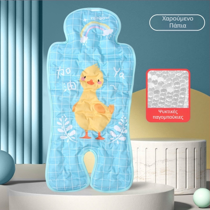 Καλοκαιρινή καρέκλα τραπεζαρίας με πάγο, καρότσι μωρού, πάγος με τζελ, δροσερό μαξιλάρι μωρού, κρύο μαξιλάρι, παιδικό χαλάκι αυτοκινήτου, μαλακό