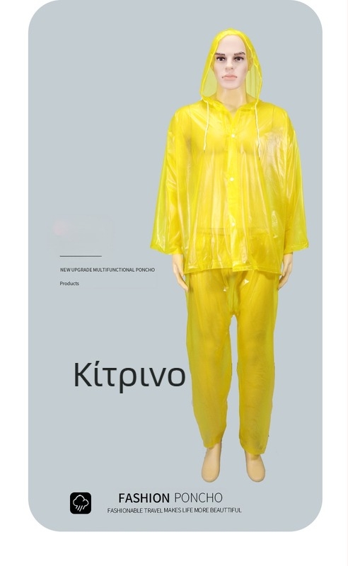 Σετ αδιάβροχου και παντελονιού με πυκνή κάλυψη, αδιάβροχο ποδηλάτου, αδιάβροχο μοτοσικλέτας για διανομείς, αδιάβροχο με σχιστόλιθο