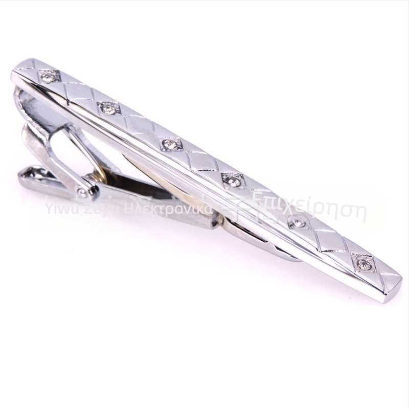 Κλιπ γραβάτας μόδας για άνδρες, κλιπ γραβάτας με κρύσταλλο, επαγγελματική τιμή προσφοράς για άνδρες