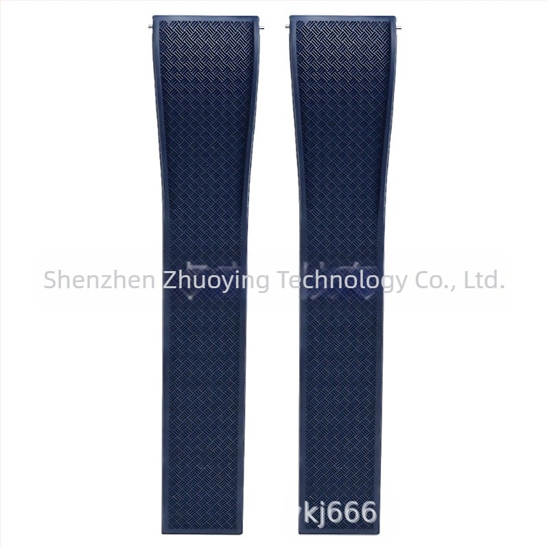 Το λουράκι ρολογιού γρήγορης απελευθέρωσης από φθοριούχο καουτσούκ είναι κατάλληλο για αξεσουάρ ρολογιών Omega Seiko Xitiecheng με διπλή αγκράφα πεταλούδας 20/22mm