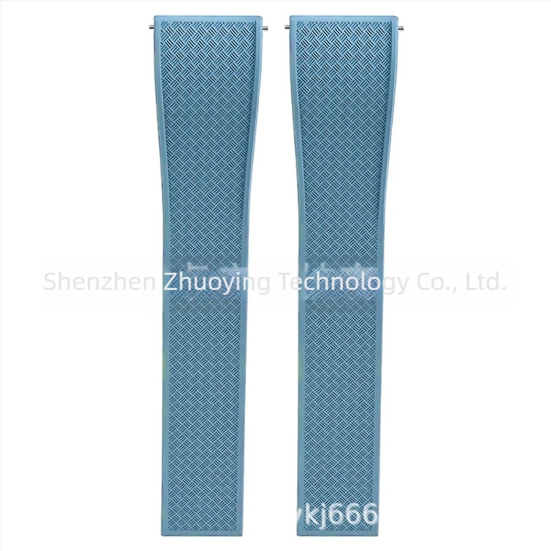 Το λουράκι ρολογιού γρήγορης απελευθέρωσης από φθοριούχο καουτσούκ είναι κατάλληλο για αξεσουάρ ρολογιών Omega Seiko Xitiecheng με διπλή αγκράφα πεταλούδας 20/22mm