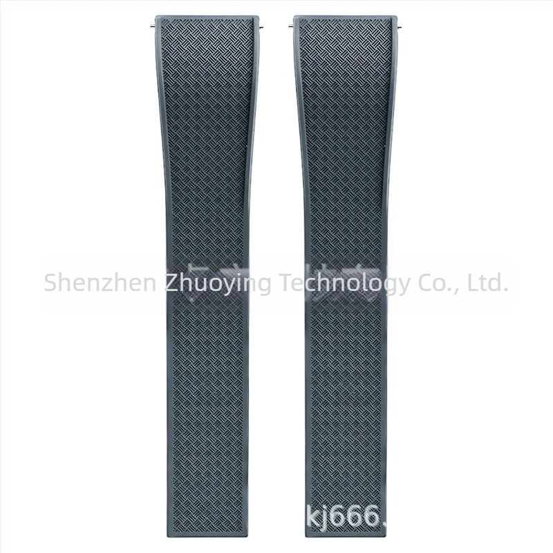 Το λουράκι ρολογιού γρήγορης απελευθέρωσης από φθοριούχο καουτσούκ είναι κατάλληλο για αξεσουάρ ρολογιών Omega Seiko Xitiecheng με διπλή αγκράφα πεταλούδας 20/22mm