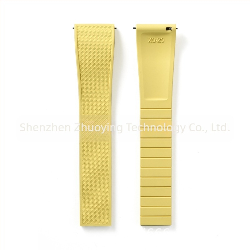 Το λουράκι ρολογιού γρήγορης απελευθέρωσης από φθοριούχο καουτσούκ είναι κατάλληλο για αξεσουάρ ρολογιών Omega Seiko Xitiecheng με διπλή αγκράφα πεταλούδας 20/22mm