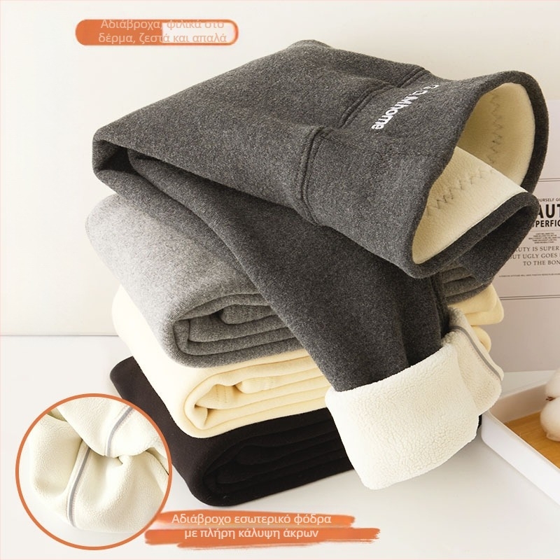 Κοριτσίστικο κολάν με επένδυση φλις, φθινοπωρινό και χειμωνιάτικο λευκό εξωτερικό, βελούδινο, ζεστό χειμωνιάτικο μαύρο, παιδικό ζεστό παντελόνι