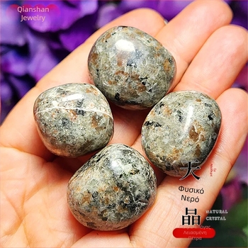 Φυσική πέτρα φλόγας με κυλιστή πέτρα μεγάλη κρυστάλλινη πέτρα σωματιδίων διακόσμηση γραφείου ενυδρείο τοπίου κατάστημα κάτω χειροτεχνίας στολίδια